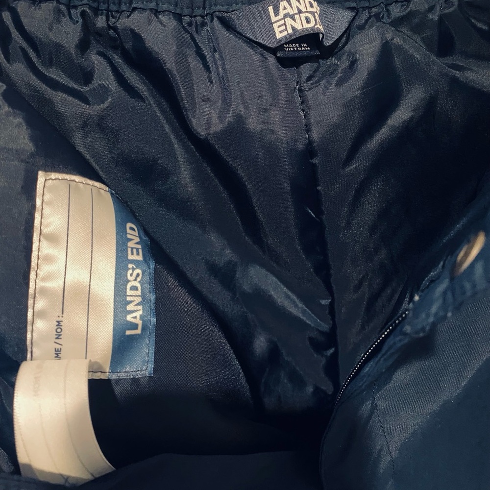 Lands' End Navy Blue Winter Snow Pants Insulated kids/ Adults - Picture 5 of 13